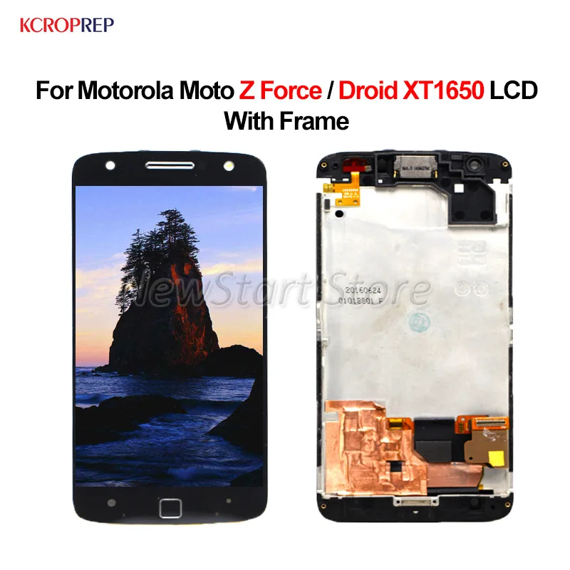 For Motorola Moto Z Force LCD Display Touch Screen Digitizer Assembly 100% New 5.5" For Moto Z Force Droid XT1650 lcd With Frame
For Motorola Moto Z Force LCD Display Touch Screen Digitizer Assembly 100% New 5.5" For Moto Z Force Droid XT1650 lcd With Frame