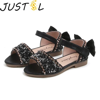JUSTSL Girls Crystal Sandals New Children The Summer Fashion Little Children Princess Shoes Kids Soft Bottom Sandals Size 21-36
JUSTSL Girls Crystal Sandals New Children The Summer Fashion Little Children Princess Shoes Kids Soft Bottom Sandals Size 21-36