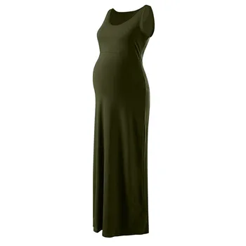 vetement femme 2019 Women's Solid Maternity pregnancy clothes dress Round Neck Sleeveless Nursing Split Long Dress ropa de mujer
vetement femme 2019 Women's Solid Maternity pregnancy clothes dress Round Neck Sleeveless Nursing Split Long Dress ropa de mujer