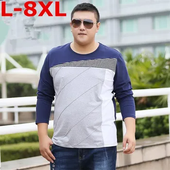 plus size 8XL 7XL 6XL 5XL 2018 Spring Striped T Shirts Men Long Sleeve O neck Cotton Tops Male High Quality Casual Breton Top
plus size 8XL 7XL 6XL 5XL 2018 Spring Striped T Shirts Men Long Sleeve O neck Cotton Tops Male High Quality Casual Breton Top