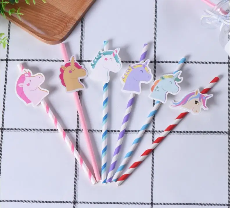 7 Colors Unicorn Paper Drinking Straws Pink Blue Birthday Drinking Straw Disposable unicorn Straw Tableware Party Decor SN1191
7 Colors Unicorn Paper Drinking Straws Pink Blue Birthday Drinking Straw Disposable unicorn Straw Tableware Party Decor SN1191