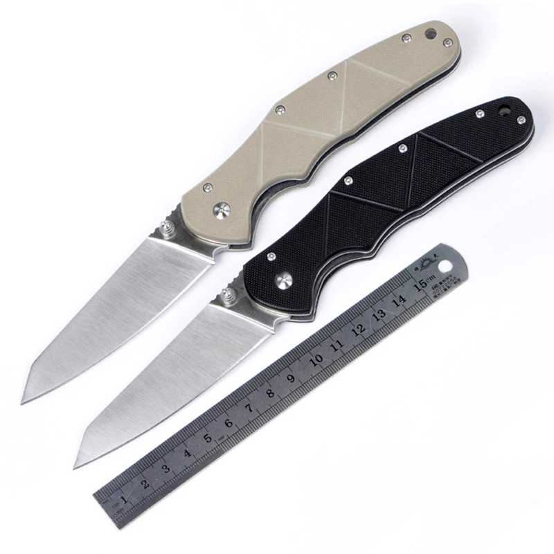 Folding Knife Hunting Stainless Steel Blade G10 Handle Army Tactical Knives Outdoor Camping Hand Tool Pocket Survival Knife
Folding Knife Hunting Stainless Steel Blade G10 Handle Army Tactical Knives Outdoor Camping Hand Tool Pocket Survival Knife