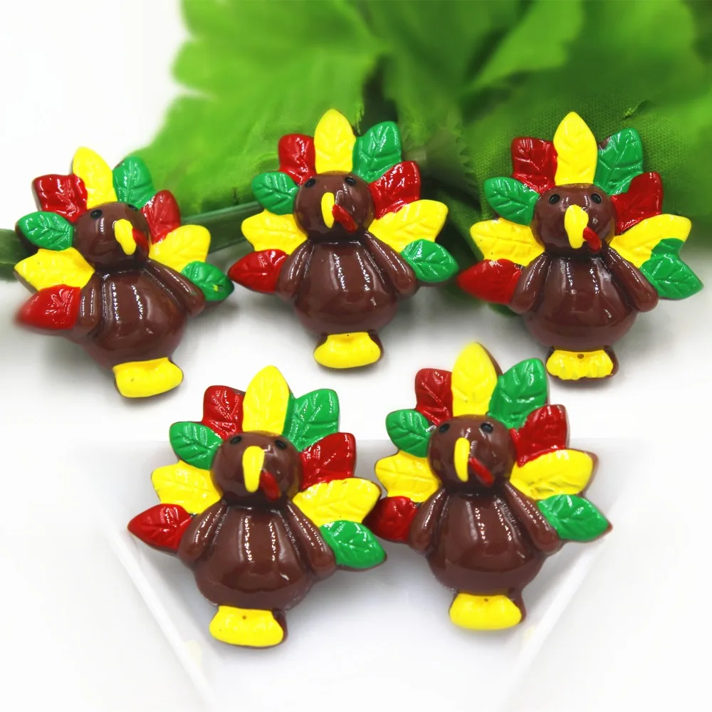 10pcs/lot flat back resin Christmas turkey for kids DIY resin cabochons accessories about 25mm
10pcs/lot flat back resin Christmas turkey for kids DIY resin cabochons accessories about 25mm
