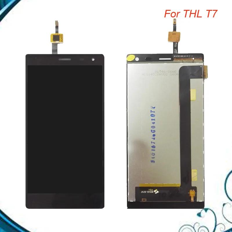 100% Tested Well 5.5" For THL T7 LCD Display and Touch Screen Screen Digitizer Assembly Replacement Free Tracking