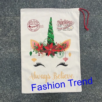 100pcs/lot new arrival good quality personalize santa sack unicorn santa sack Christmas candy cute gift bags
100pcs/lot new arrival good quality personalize santa sack unicorn santa sack Christmas candy cute gift bags
