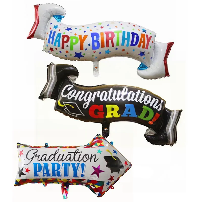 1pcs Large Happy Birthday Color Banner Balloon Graduation Party Globos for Birthday Party Decor Kids Air Ballons Congratulation
1pcs Large Happy Birthday Color Banner Balloon Graduation Party Globos for Birthday Party Decor Kids Air Ballons Congratulation
