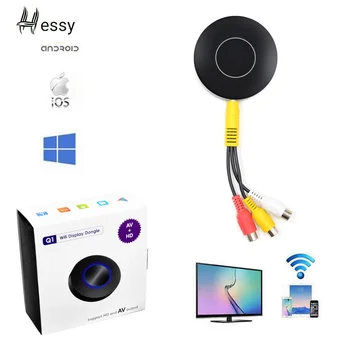 Wifi Screen Mirroring Cast Display for Android Miracast IOS Airplay AnyCast Wireless HDMI AV RCA Dongle HDTV Streaming TV Sticks
Wifi Screen Mirroring Cast Display for Android Miracast IOS Airplay AnyCast Wireless HDMI AV RCA Dongle HDTV Streaming TV Sticks