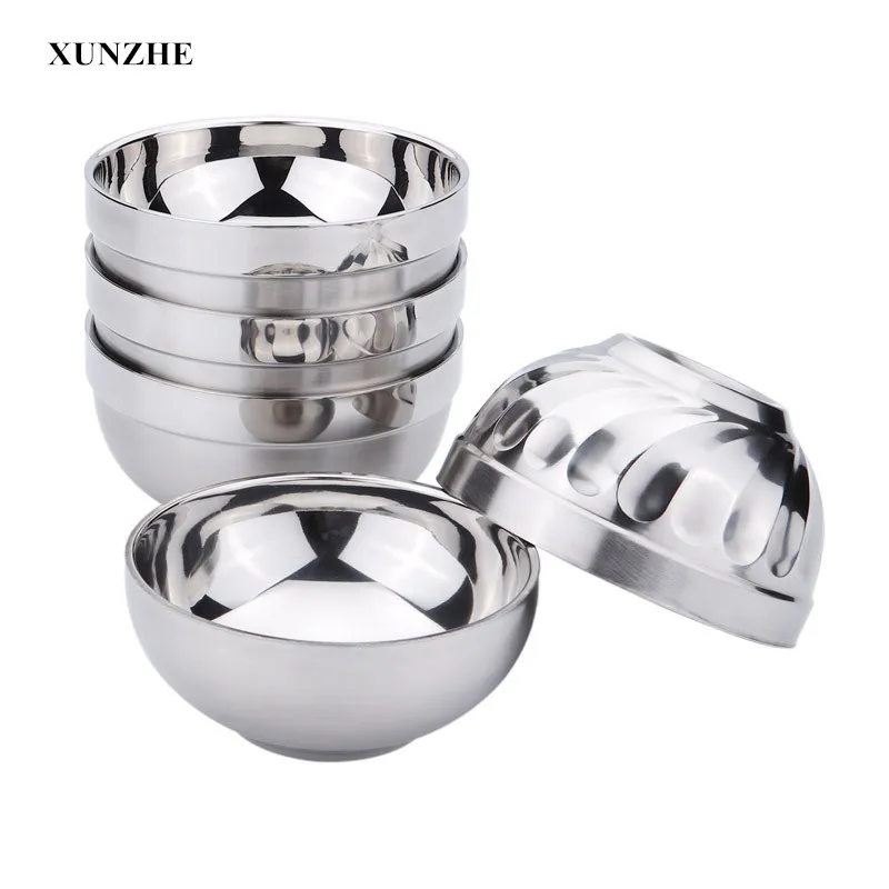 XUNZHE Household 17cm stainless steel lily Bowls Kitchen Tableware For Baby Feeding Shockproof Food Container
XUNZHE Household 17cm stainless steel lily Bowls Kitchen Tableware For Baby Feeding Shockproof Food Container