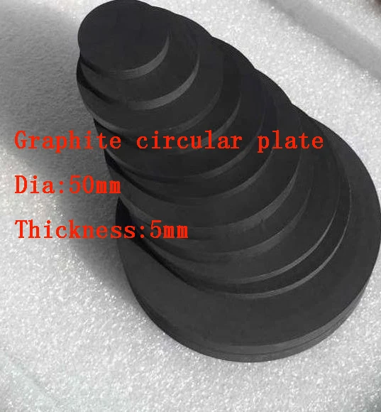 5*50mm High Purity Flat Surface Carbon Graphite circular plate For Electrodes ,Smelting,Casting ,Scientific research Material
5*50mm High Purity Flat Surface Carbon Graphite circular plate For Electrodes ,Smelting,Casting ,Scientific research Material