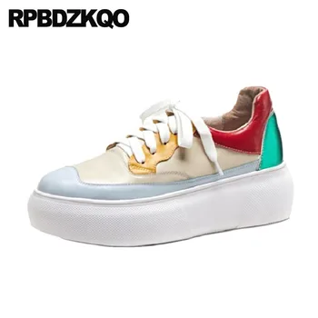 women high quality muffin creepers platform shoes cowhide handmade china elevator genuine leather thick sole lace up round toe
women high quality muffin creepers platform shoes cowhide handmade china elevator genuine leather thick sole lace up round toe