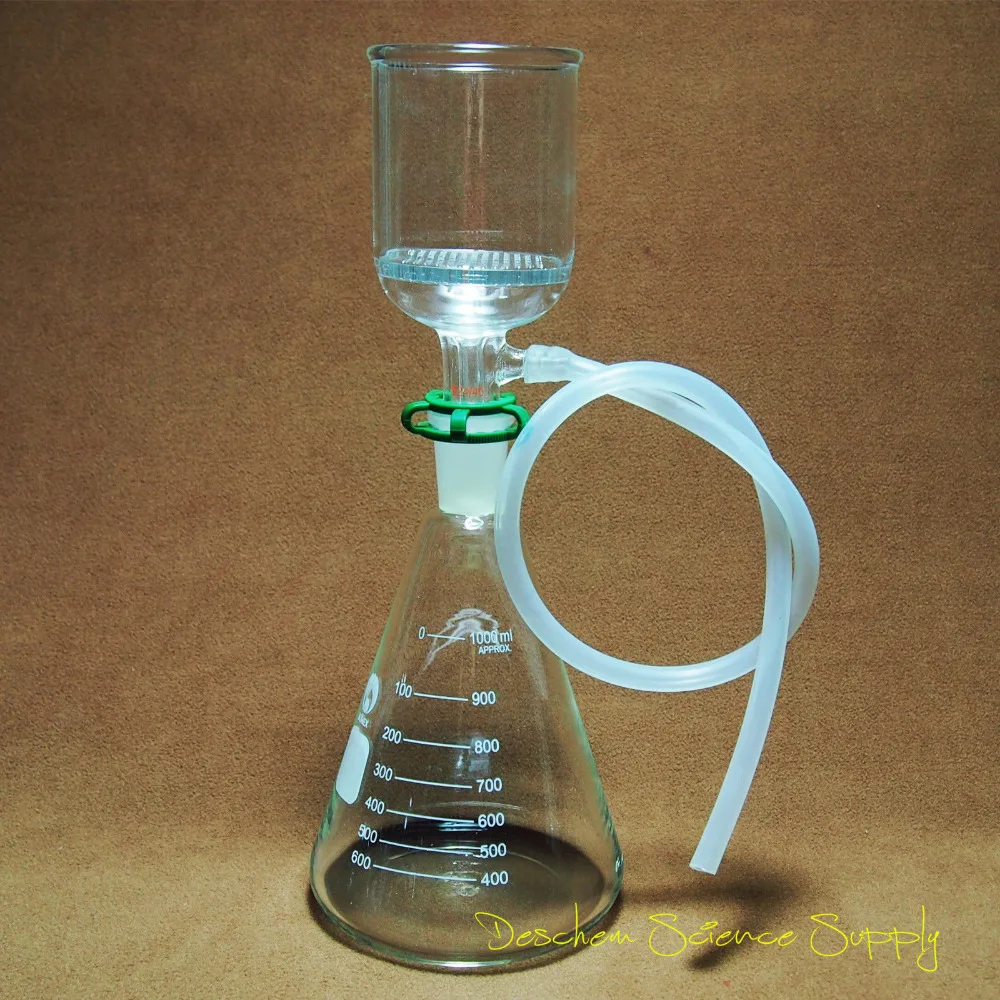1000ml,24/40,Lab Suction Filtration Kit,ID 70mm Buchner Funnel,1 L Erlenmeyer Flask
1000ml,24/40,Lab Suction Filtration Kit,ID 70mm Buchner Funnel,1 L Erlenmeyer Flask
