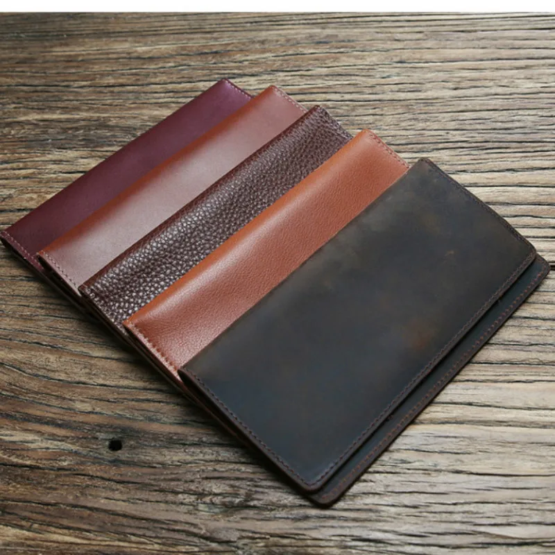 2018 Luxury Genuine Leather Bifold Women Men Long Business Slim Wallets Clutch Bag Card ID Phone Money Holder Purse Handmade
2018 Luxury Genuine Leather Bifold Women Men Long Business Slim Wallets Clutch Bag Card ID Phone Money Holder Purse Handmade