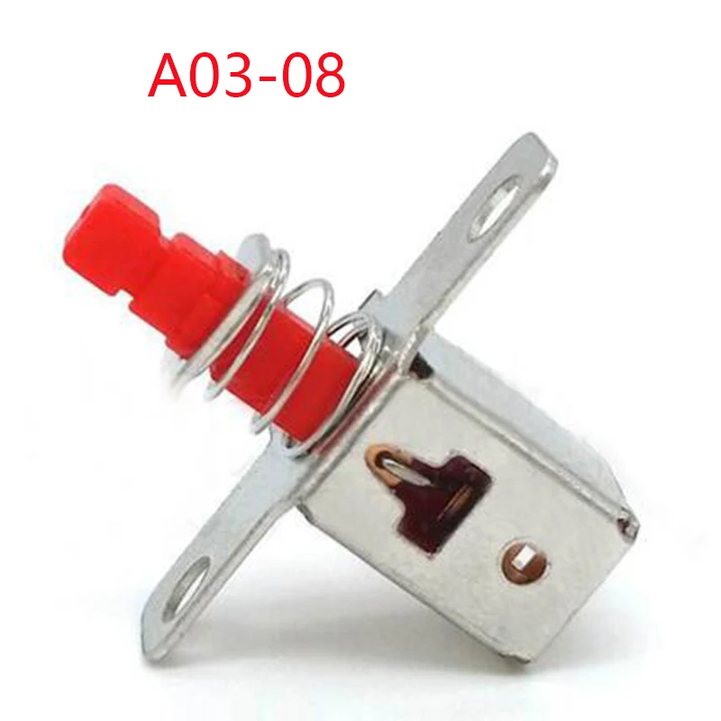 5pcs/lot A03-08 6pin TV Power Switch Spring Self-locking 12V 50mA Red DC Unidirection Push-button Switch Double Row
5pcs/lot A03-08 6pin TV Power Switch Spring Self-locking 12V 50mA Red DC Unidirection Push-button Switch Double Row