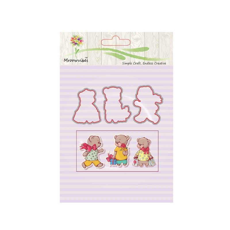 Bear Clear Silicone Stamp+Metal Cutting Dies Stencil Frame For DIY Scrapbooking/Card Making/Kids Fun Decoration Supplies
Bear Clear Silicone Stamp+Metal Cutting Dies Stencil Frame For DIY Scrapbooking/Card Making/Kids Fun Decoration Supplies