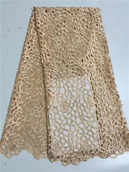 2019 New Design African Lace Fabric Yellow Color African Voile French Lace Fabric With Rhinestone 5Yards Per Lot Wedding Dress
2019 New Design African Lace Fabric Yellow Color African Voile French Lace Fabric With Rhinestone 5Yards Per Lot Wedding Dress