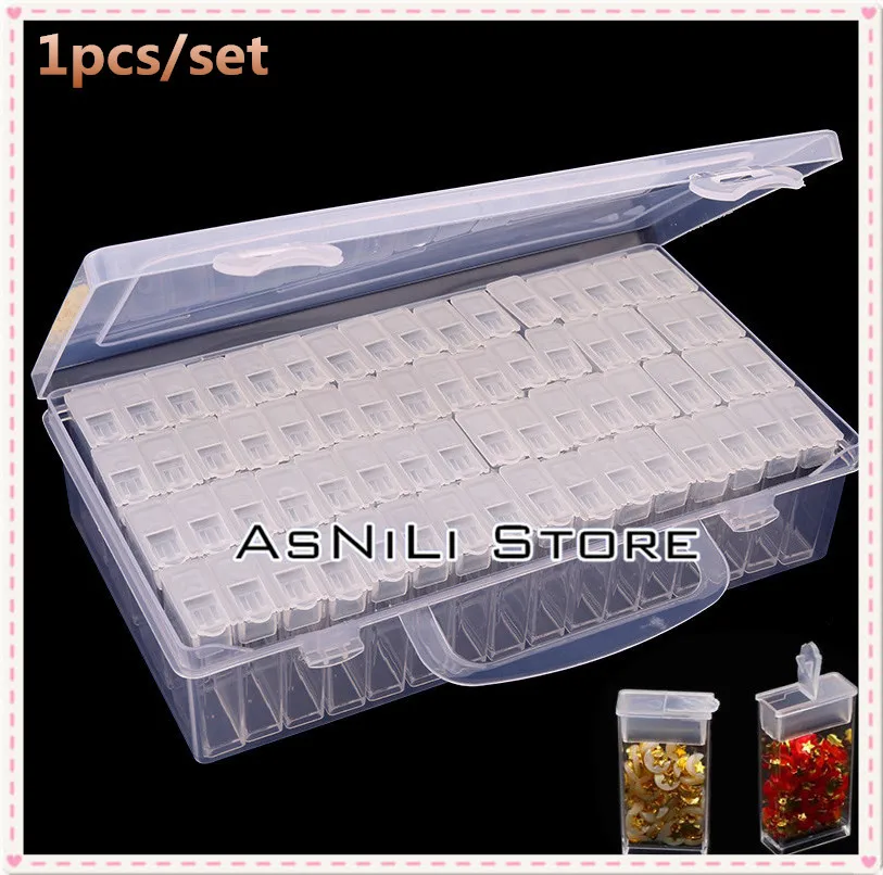 64/128/pcs Diamond Painting Tools Beads Container Rhinestone Diamond Embroidery Stone Storage Accessory Mosaic Convenience Box
64/128/pcs Diamond Painting Tools Beads Container Rhinestone Diamond Embroidery Stone Storage Accessory Mosaic Convenience Box