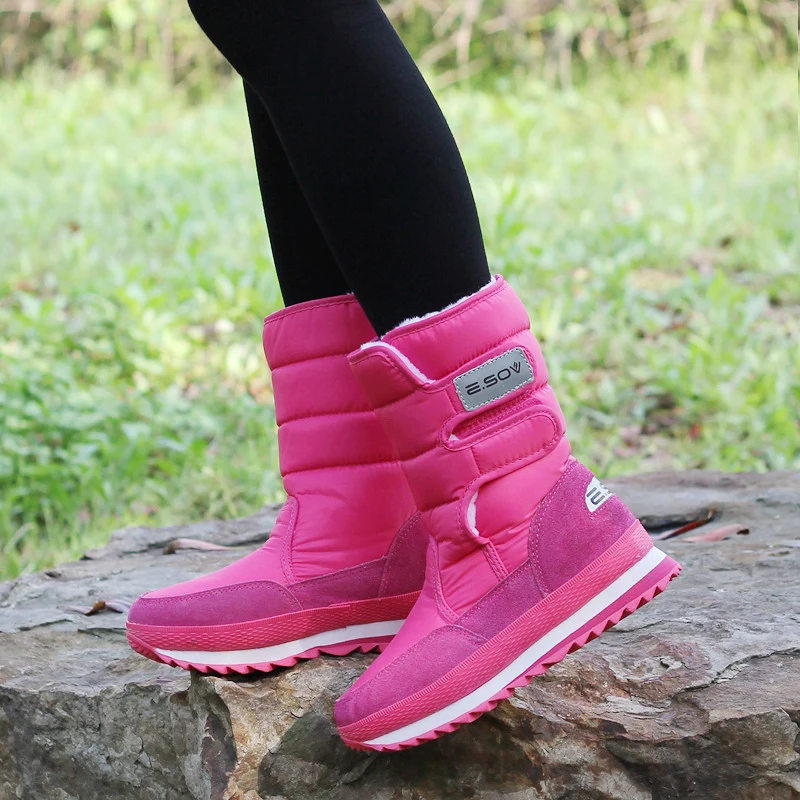 Winter Women Platform Boots Fur Warm Ankle Snow Boots Plus Size 35-42 Waterproof Winter Shoes Black/White QBT1052
Winter Women Platform Boots Fur Warm Ankle Snow Boots Plus Size 35-42 Waterproof Winter Shoes Black/White QBT1052
