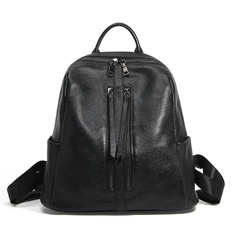 Nesitu High Quality New Fashion Casual Black Genuine Leather Women Backpacks Real Skin Cowhide Female Girl Lady Travel Bags M112
Nesitu High Quality New Fashion Casual Black Genuine Leather Women Backpacks Real Skin Cowhide Female Girl Lady Travel Bags M112
