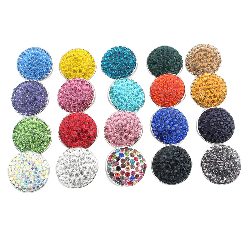 DIY 20mm Snap Button Jewelry Accessory Clay Rhinestone Inlay Crystal Xinnver Snap Button Snaps Bracelets ZC001
DIY 20mm Snap Button Jewelry Accessory Clay Rhinestone Inlay Crystal Xinnver Snap Button Snaps Bracelets ZC001