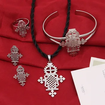 Bright Silver Ethiopian Jewelry Eritrea Habesha Pendant Rope Chain Bangle Earrings Ring Jewelry African Wedding
Bright Silver Ethiopian Jewelry Eritrea Habesha Pendant Rope Chain Bangle Earrings Ring Jewelry African Wedding