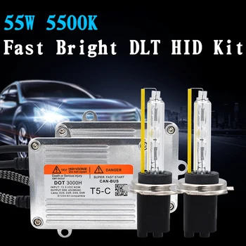 SKYJOYCE 1 Set 55W HID Xenon Kit 55W DLT T5-C Canbus HID Ballast Fast Bright 5500K H1 H3 H7 H11 9005 9006 9012 D2H HID Bulb
SKYJOYCE 1 Set 55W HID Xenon Kit 55W DLT T5-C Canbus HID Ballast Fast Bright 5500K H1 H3 H7 H11 9005 9006 9012 D2H HID Bulb