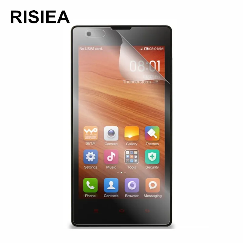 

RISIEA 4pcs HD glossy Clear Screen Protector Protective Soft Film For Xiaomi Redmi 4X 4A 5 Plus 5A 6 Pro 6A 7 4 1s 3 3S 3X 2