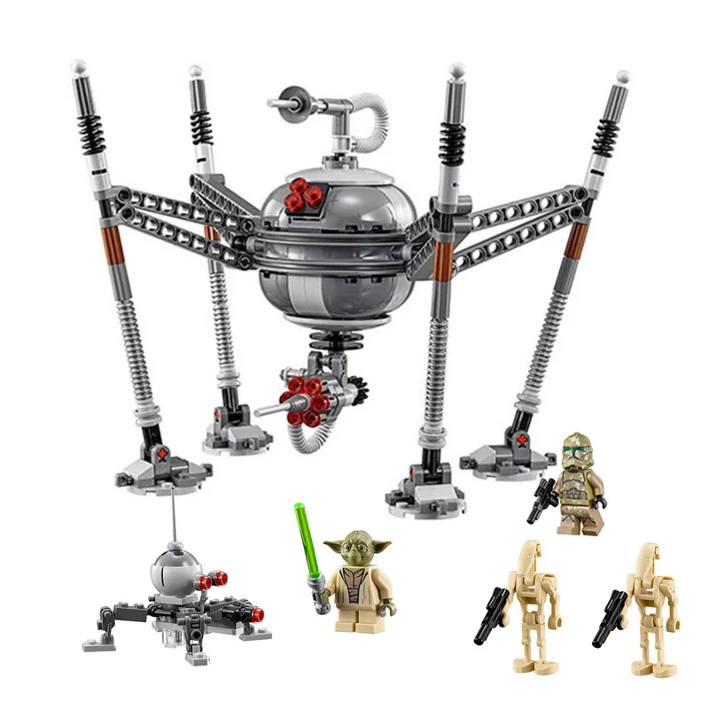 The Homing Spider Droid Set Bricks Compatible Star Wars 75142 Model Building Blocks Boys Birthday Gifts Toys
The Homing Spider Droid Set Bricks Compatible Star Wars 75142 Model Building Blocks Boys Birthday Gifts Toys