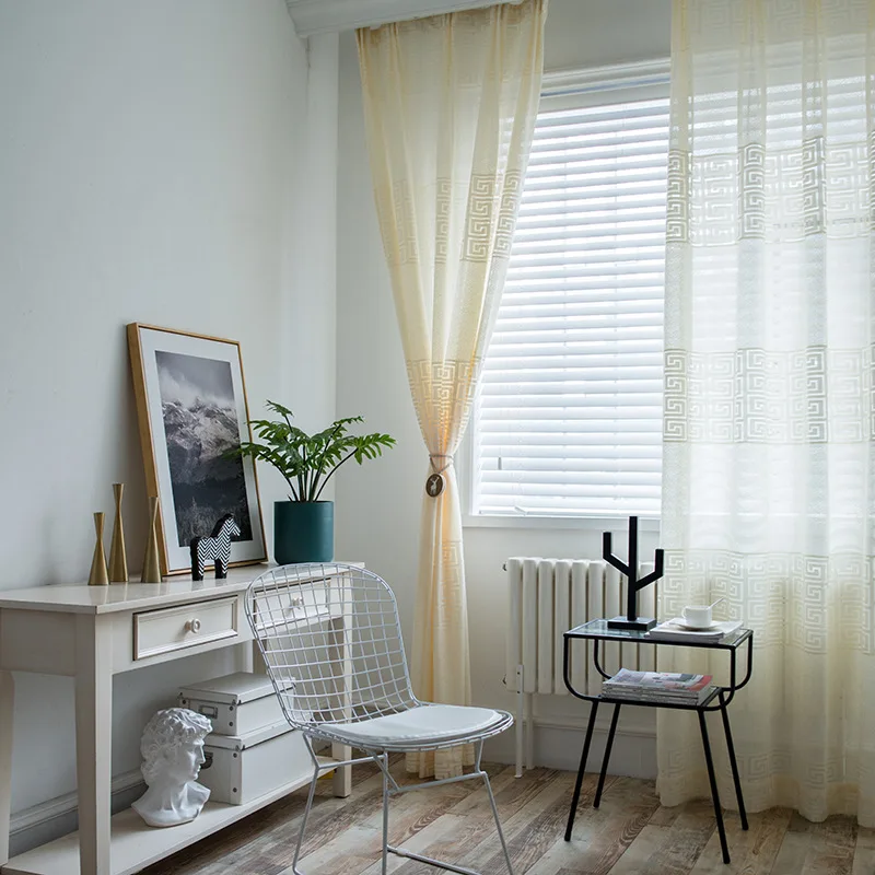 Modern Curtains for Bedroom Living Room Minimalist Solid Color Jacquard Screens Transactions Perspective Chinese Tulle Sheer
Modern Curtains for Bedroom Living Room Minimalist Solid Color Jacquard Screens Transactions Perspective Chinese Tulle Sheer