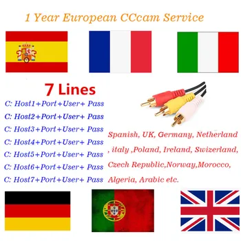 Best 7 CCCAM lines 1 Year CCCam cline for 1 year Spain Poland Portugal Germany Satellite tv Receiver CccamFor DVB-S2
Best 7 CCCAM lines 1 Year CCCam cline for 1 year Spain Poland Portugal Germany Satellite tv Receiver CccamFor DVB-S2