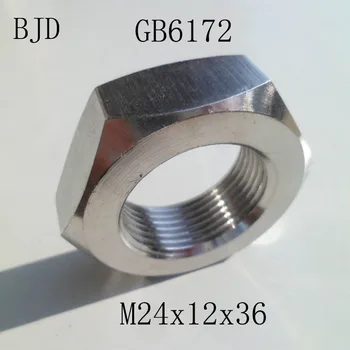1PCS GB6172 M24X12X36 24 nut not easy to slide stainless steel nut flat nut and thin nut High quality Free shipping
1PCS GB6172 M24X12X36 24 nut not easy to slide stainless steel nut flat nut and thin nut High quality Free shipping