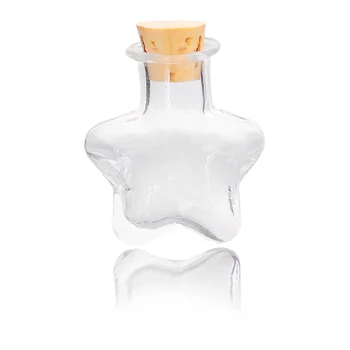 8SEASONS Glass Bottles Jewelry Containers Vial Cork Stoppers Star Transparent 27mm x 20mm,5 PCs 2016 new
8SEASONS Glass Bottles Jewelry Containers Vial Cork Stoppers Star Transparent 27mm x 20mm,5 PCs 2016 new
