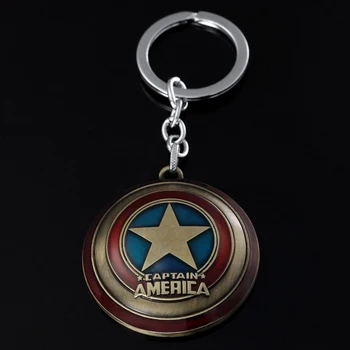 Llavero!Movie Series Key Chain Captain America Shield Keyring Keychain charm metal Pendant keyfobs key holder Jewelry gift
Llavero!Movie Series Key Chain Captain America Shield Keyring Keychain charm metal Pendant keyfobs key holder Jewelry gift