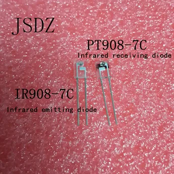 PT908-7C-F sInfrared receiving diode IR908-7C-F Infrared emitting diode 50pairs 100PCS Sidelooker Infrared LED NEW
PT908-7C-F sInfrared receiving diode IR908-7C-F Infrared emitting diode 50pairs 100PCS Sidelooker Infrared LED NEW