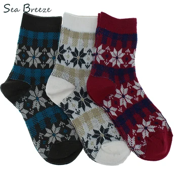 Sea Breeze Brand 3 pairs High Quality cotton Christmas new soft short Retro snow Print flower socks Double knitting women socks
Sea Breeze Brand 3 pairs High Quality cotton Christmas new soft short Retro snow Print flower socks Double knitting women socks