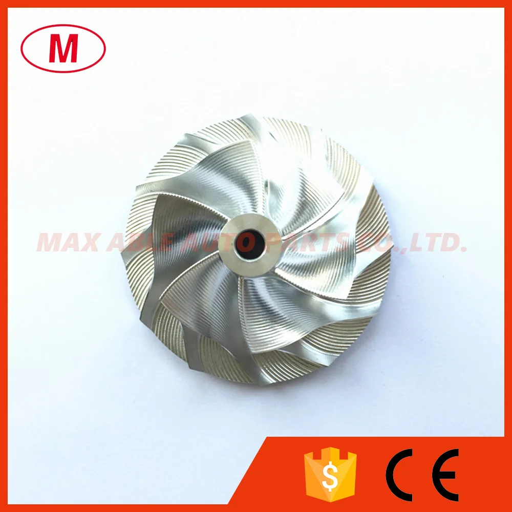 RHF55 46.52/68.01mm 6+6 blade Turbo Billet compressor wheel/Turbocharger Aluminum 2618/Milling compressor wheel for Turbo CHRA
RHF55 46.52/68.01mm 6+6 blade Turbo Billet compressor wheel/Turbocharger Aluminum 2618/Milling compressor wheel for Turbo CHRA