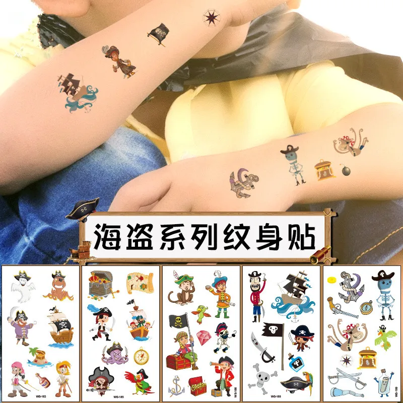 10pcs Pirate Temporary Tattoo Sticker Jake Captain Tattoo Body Sticker for Pirate Birthday Party Favors Supplies Kids Boys Girls
10pcs Pirate Temporary Tattoo Sticker Jake Captain Tattoo Body Sticker for Pirate Birthday Party Favors Supplies Kids Boys Girls
