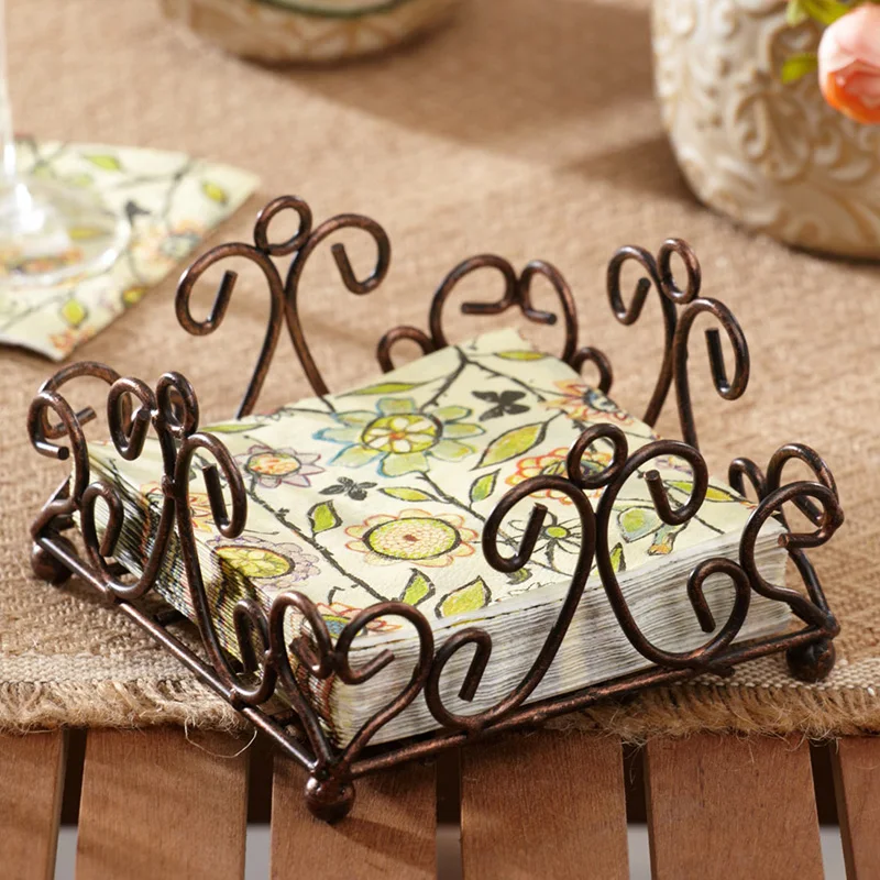 15 * 15 * 9.5 cm continental tissue holder retro creative kitchen napkin towel iron storage rack racks
15 * 15 * 9.5 cm continental tissue holder retro creative kitchen napkin towel iron storage rack racks