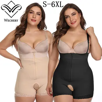 Wechery 6XL Plus Size Shapewear Women Slimming Spandex Underwear Open Crotch Zipper Body Shapers Tummy Control
Wechery 6XL Plus Size Shapewear Women Slimming Spandex Underwear Open Crotch Zipper Body Shapers Tummy Control