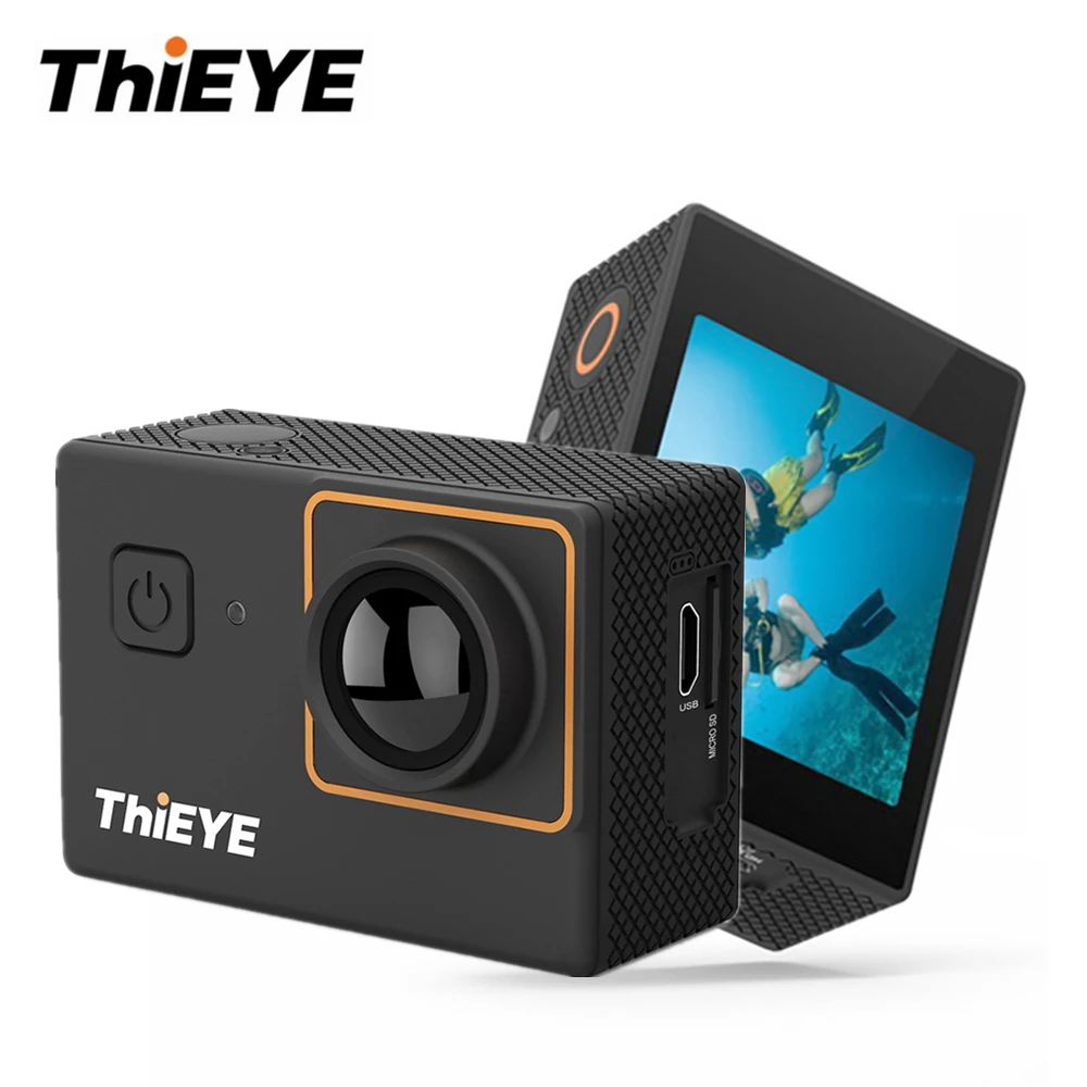 ThiEYE i30+ 4K Waterproof Action Camera WiFi Full HD 1080p Outdoor Sport Video Camera 12MP Full HD 2 inch Screen Underwater Cam 
ThiEYE i30+ 4K Waterproof Action Camera WiFi Full HD 1080p Outdoor Sport Video Camera 12MP Full HD 2 inch Screen Underwater Cam