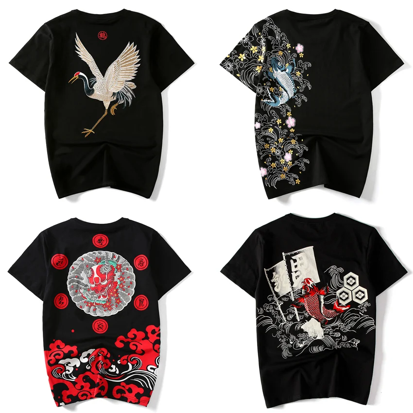 17Colors Oriental Japanese Chinese Style Kimono Samurai T-shirt Street Wear Hip Hop Harajuku Ukiyo Totem 3D Print Tops Tees
17Colors Oriental Japanese Chinese Style Kimono Samurai T-shirt Street Wear Hip Hop Harajuku Ukiyo Totem 3D Print Tops Tees
