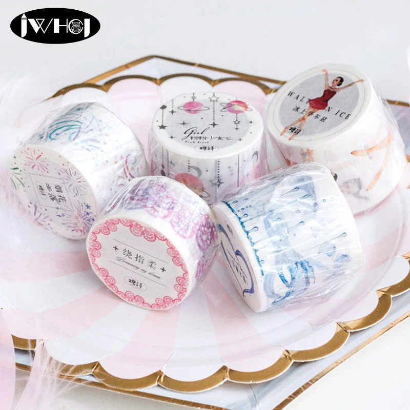 2.5/3/4cm*5m Beautiful waltz girl fireworks lacy washi tape diy scrapbooking decoration masking tape adhesive tape stationery
2.5/3/4cm*5m Beautiful waltz girl fireworks lacy washi tape diy scrapbooking decoration masking tape adhesive tape stationery