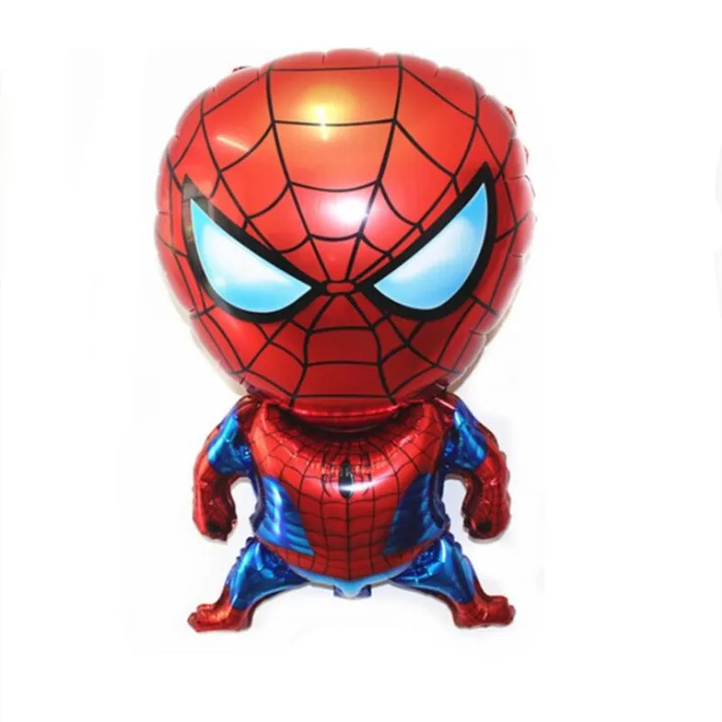 

10pcs 80cm Cartoon Spiderman Foil Helium Balloon Birthday Party Wedding Decoration Baby Kids Toy Cartoon Balloons Gift