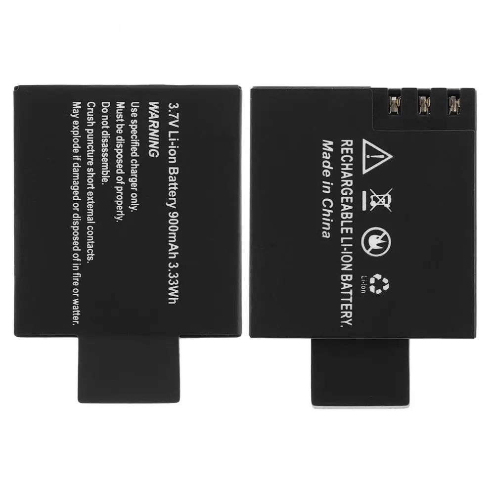 Rechargeable 3.7V 900mAh Li-ion Camera Battery for SJ4000 / SJ5000 / SJ6000 / SJ7000 / SJ8000 / SJ9000 Camera
Rechargeable 3.7V 900mAh Li-ion Camera Battery for SJ4000 / SJ5000 / SJ6000 / SJ7000 / SJ8000 / SJ9000 Camera