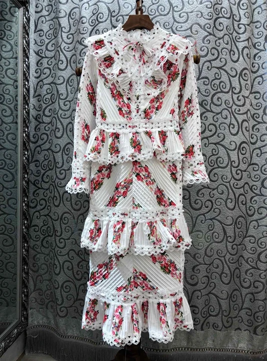 2019 Summer New Female Necklace Layer Layer Lotus Edge Stitching Embroidery Dress 617
2019 Summer New Female Necklace Layer Layer Lotus Edge Stitching Embroidery Dress 617
