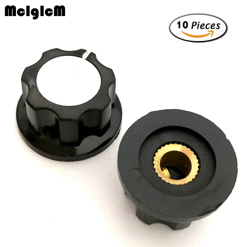 10pcs Hat MF-A02 potentiometer knob WH118/WX050 bakelite knob / copper core inner hole 6mm
10pcs Hat MF-A02 potentiometer knob WH118/WX050 bakelite knob / copper core inner hole 6mm