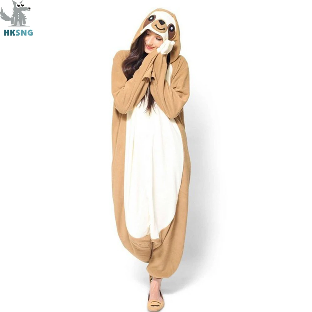 HKSNG Adult Sloth Kigurumi Onesies Pajamas Cartoon Jumpsuit Women Overalls Sleepwear Winter Party Outfit Soft Warm Fleece
HKSNG Adult Sloth Kigurumi Onesies Pajamas Cartoon Jumpsuit Women Overalls Sleepwear Winter Party Outfit Soft Warm Fleece