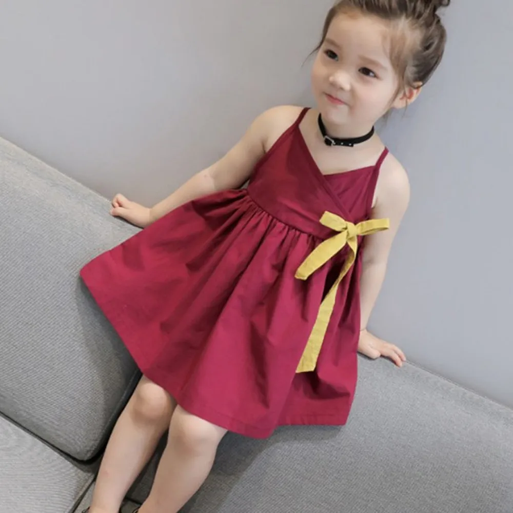 ISHOWTIENDA Toddler Girls Summer Princess Kids Baby Party Wedding Sleeveless Dress Soft and comfortable Girl dress Vestido@2
ISHOWTIENDA Toddler Girls Summer Princess Kids Baby Party Wedding Sleeveless Dress Soft and comfortable Girl dress Vestido@2