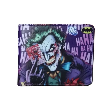 Fashion Animation Joker Wallets Casual Leather Gift Purse with Zipper Dollar Price Money Bags Men Women Standard Short Wallet
Fashion Animation Joker Wallets Casual Leather Gift Purse with Zipper Dollar Price Money Bags Men Women Standard Short Wallet
