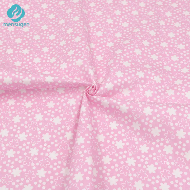 Mensugen 50cm*160cm Pink Floral Cotton Fabric for Patchwork Girl's Dresses Baby Bed Sheets Quilt Cushions Sewing Material
Mensugen 50cm*160cm Pink Floral Cotton Fabric for Patchwork Girl's Dresses Baby Bed Sheets Quilt Cushions Sewing Material