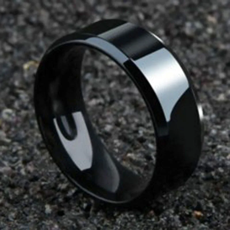 2018 Punk Ring Jewelry BlackTitanium Ring for Men Woman Party Jewelry Wedding Jeweley Gifts Accessories New
2018 Punk Ring Jewelry BlackTitanium Ring for Men Woman Party Jewelry Wedding Jeweley Gifts Accessories New